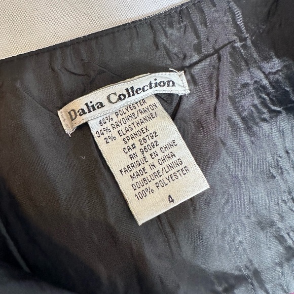 DALIA COLLECTION Vintage Checked Pencil Skirt - Picture 7 of 8